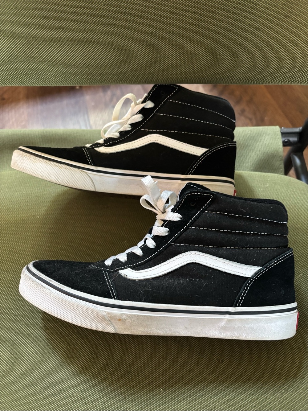Vans Black & White Low-Top Skate Sneakers